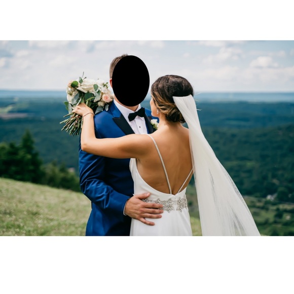 Paloma Blanca Wedding Dress Style #4614 - Picture 4 of 6